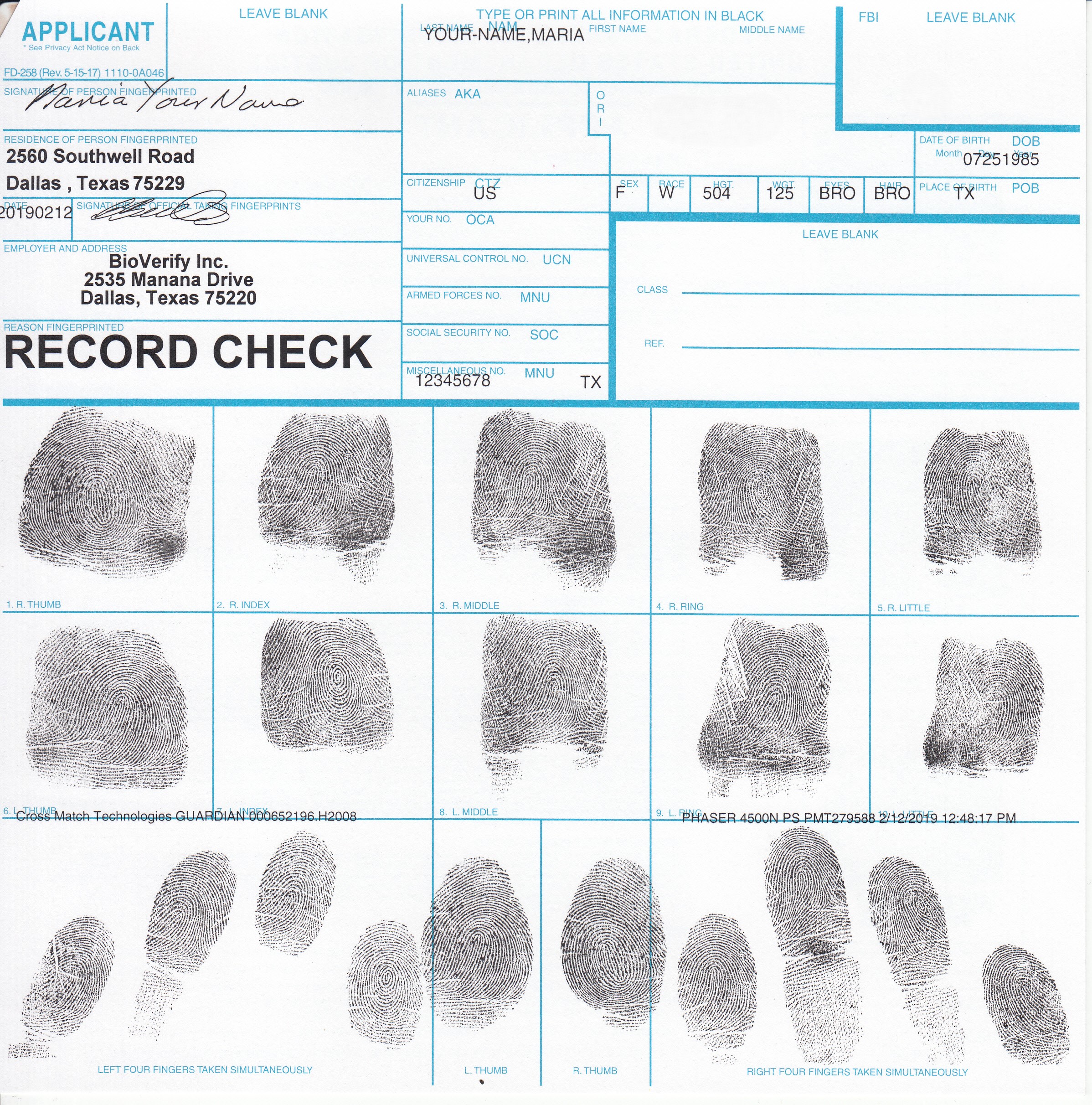 Employment Crosscheck